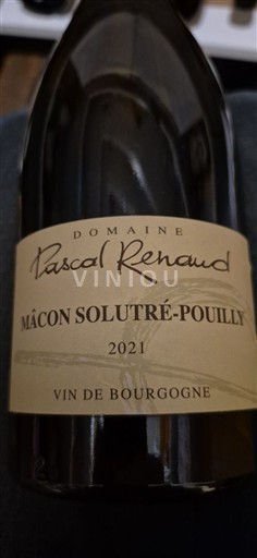 Бургундія Макон та макон-віллаж Domaine Pascal Renaud 2021