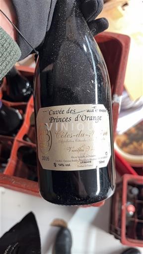 Valle del Ródano Côtes del Ródano EARL Clos des Vins d’Amour des Princes d’Orange Vieilles Vignes 2016