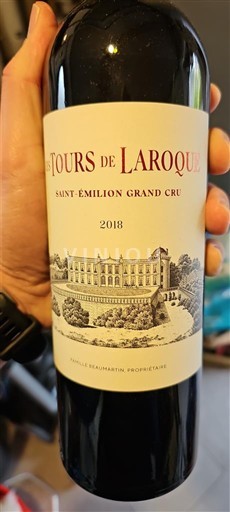 Бордо Сент-Емільйон Гран Крю Grand Cru Tours de Laroque 2018