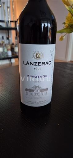 Pobrežní oblast Stellenbosch Lanzerac Pinotage 2022