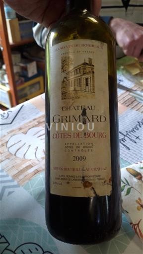 Bordeaux Côtes de Bourg Château Grimard 2009
