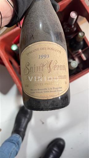 Бургундія Сен-Веран Domaine S Poncétys Prestige 1993