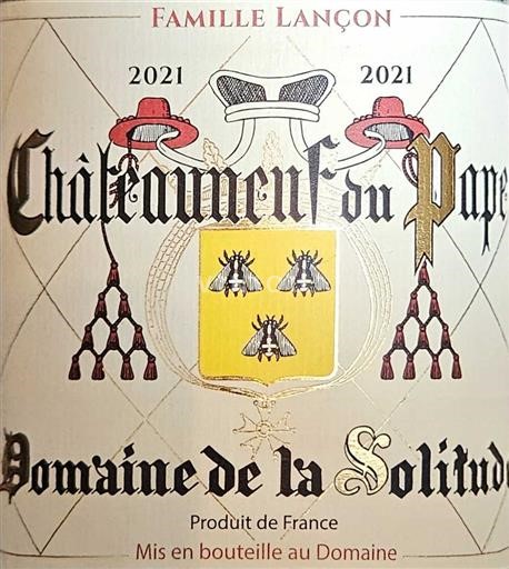 Thung lũng Rhône Châteauneuf-du-pape Domaine La Solitude 2021