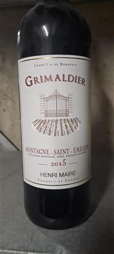 Burdeos Montagne-Saint-Émilion Grimaldier 2015