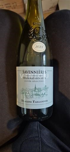Thung lũng sông Loire Savennières Domaine Taillandier Sélection 2023
