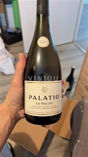 Rượu vang Blanc sec Le Pallet Palatio 2017 Pháp Thung lũng sông Loire Muscadet Sèvre et Maine AOC