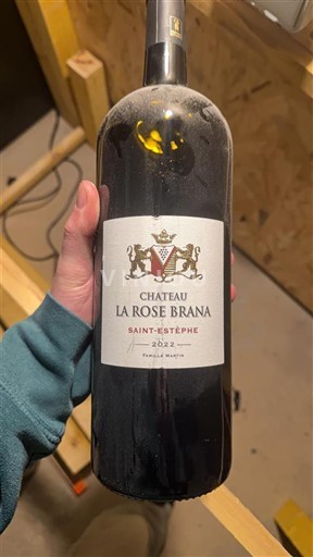 Бордо Сен-Естеф Château La Rose Brana 2022