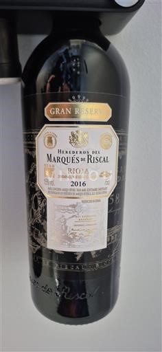 Ла-Ріоха Ріоха Herederos del Marqués de Riscal Gran Reserva 2016