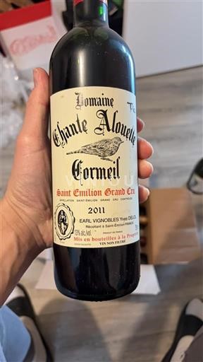 Бордо Сент-Емільйон Гран Крю Domaine Chante Alouette Cormeil 2011