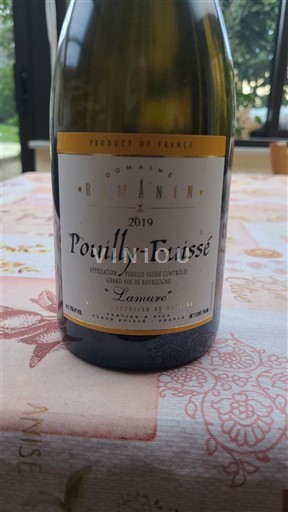 Бургундія Пуйї-Фюїсе Grand Cru Domaine Romainin Lamure 2019