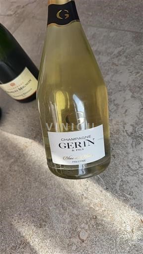 Šampanja Šampanjec Gérin Blanc de Blancs Prestige Neleten.