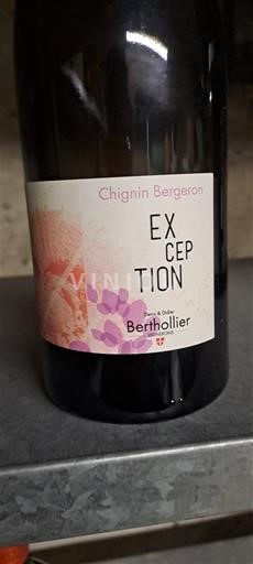 Савойя та Бюже Чиньєн-Бержерон Domaine Berthollier Exception 2019