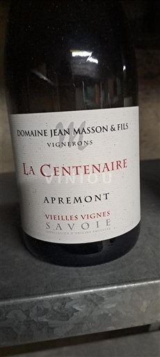 Савойя та Бюже Апремон Domaine Jean Masson & Fils La Centenaire 2019
