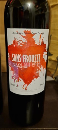 Bordeaux Côtes de Bourg SH Abrivard Sans Frousse 2022