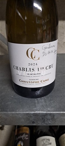 Бургундія Не вказано Premier Cru Domaine Christophe Camu Montmains 2024