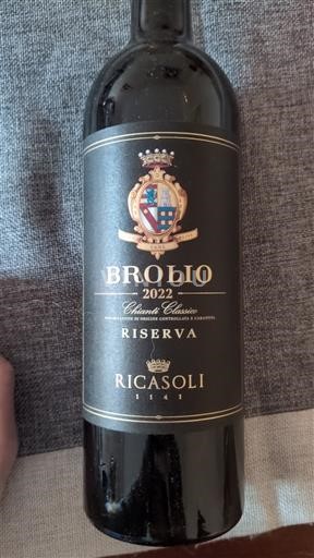 Тоскана К'янті Класико Ricasoli Brolio Riserva 2022