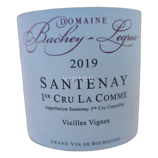 Bourgogne Ospecificerad Domaine Bachey-Legros Vieilles Vignes 2019