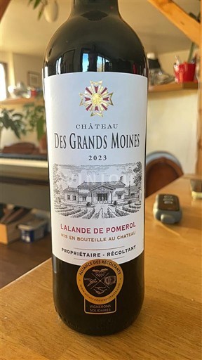 Бордо Лаланд-де-Помроль Château S Grands Moines 2023