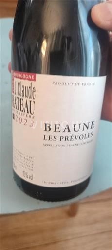 Бургундія Бон Jean-Claude Rateau Les Prévoles 2023