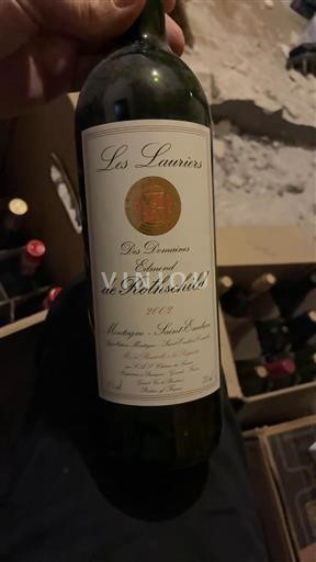 Бордо Монтань-Сент-Емільйон Domaine Domaines Edmond de Rothschild Les Lauriers 2002