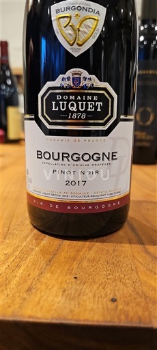 Бургундія Domaine Luquet 2017