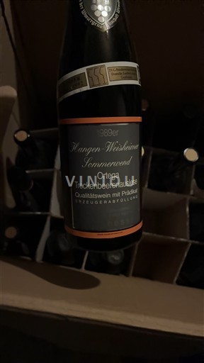 Рейнгау Не вказано Hangen-Weisheim Sommerwende Ortega Trockenbeerenauslese 1989