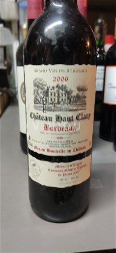 Bordeaux Château Haut Clary 2006