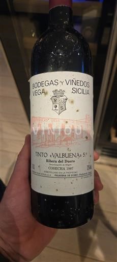 Кастилія і Леон Рибера-дель-Дуеро Vega Sicilia Valbuena 5º 1987