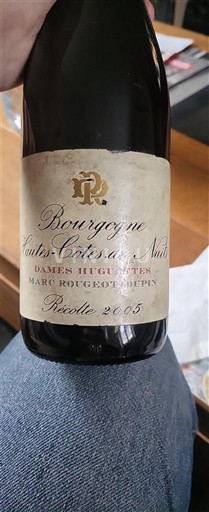 Бургундія Не вказано Marc Rougeot-Dupin Dames Huguettes 2005