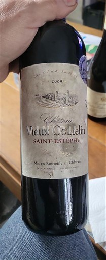 Бордо Сен-Естеф Château Vieux Coutelin 2009
