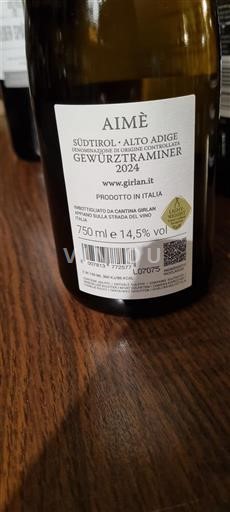 Трентіно-Альто-Адідже Альто-Адідже Girlan Aimè 2024