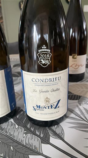 Thung lũng Rhône Condrieu Domaine Montez Les Grandes Chaillées 2018