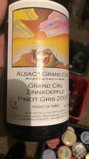 Ельзас Не вказано Grand Cru Seppi Landmann 2009