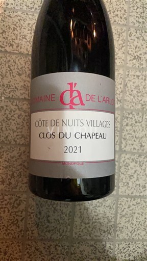 Бургундія Кот-де-Нюї-Віллаж Domaine L'Arlot Clos du Chapeau 2021