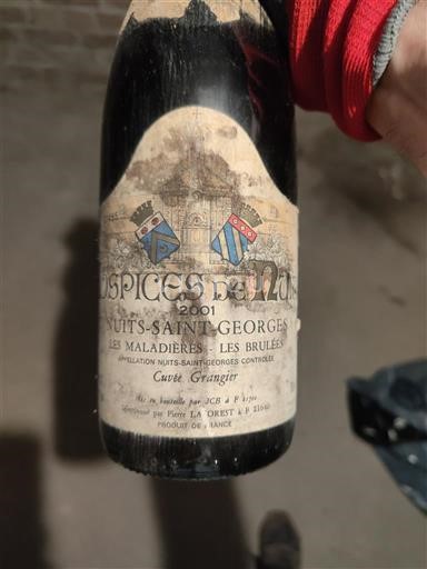 Burgundija Nuits-Saint-Georges Hospices de Nuits Granger 2001