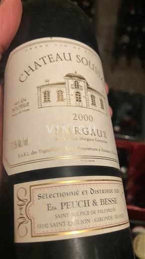 Bordeaux Margaux Château Soudars 2000