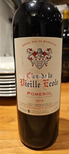 Бордо Помероль Clos de la Vieille École 2015