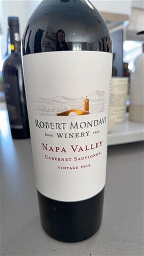 AVA de California Valle de Napa Robert Mondavi Winery 2015