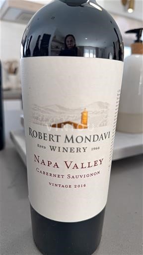 AVA de California Valle de Napa Robert Mondavi Winery 2016