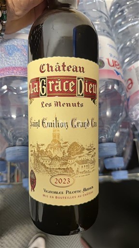 Burdeos Saint-Émilion Gran Cru Château La Grâce Dieu Les Menuts 2023