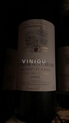 Бордо Сен-Жюльєн Domaine Terroir de la Cabane 2002