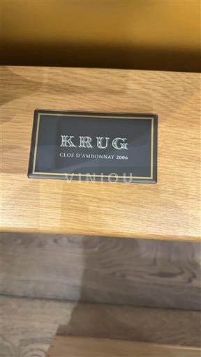 Vinhos Espumantes Blanc brut Clos d'Ambonnay Krug 2006 França Champanhe AOC