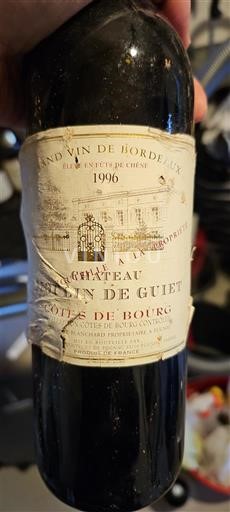 Бордо Кот-де-Бур. Château Moulin de Guiet 1996