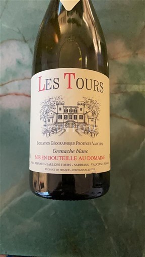 Provence, hạ lưu Rhône, Corse Vaucluse Les Tours Clairette 2020