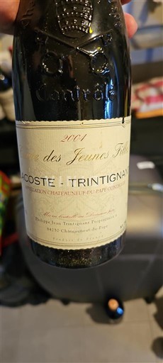 Thung lũng Rhône Châteauneuf-du-pape Lacoste-Trintignan des Jeunes Filles 2004
