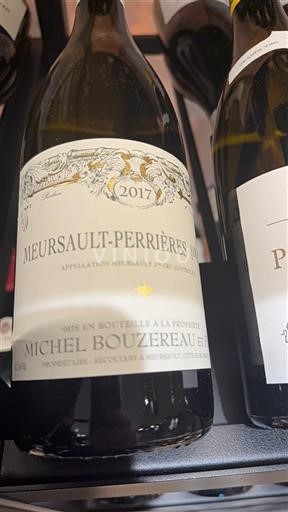 Wines Blanc sec Meursault-Perrières Michel Bouzereau et Fils 2017 France Burgundy Not Specified AOC Premier Cru