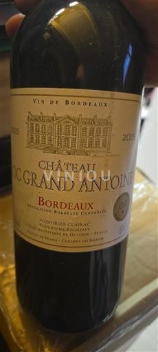 Bordeaux Château Roc Grand Antoine 2015