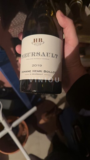 Burgundia Meursault Domaine Henri Boillot 2019