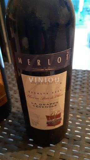 Linguadoca e Rossiglione Paese d'Oc La Grappe Cévenole 2007