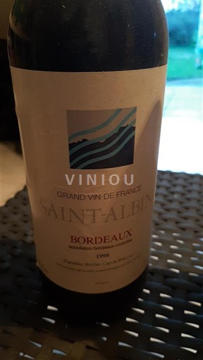Bordeaux Saint Albin 1998